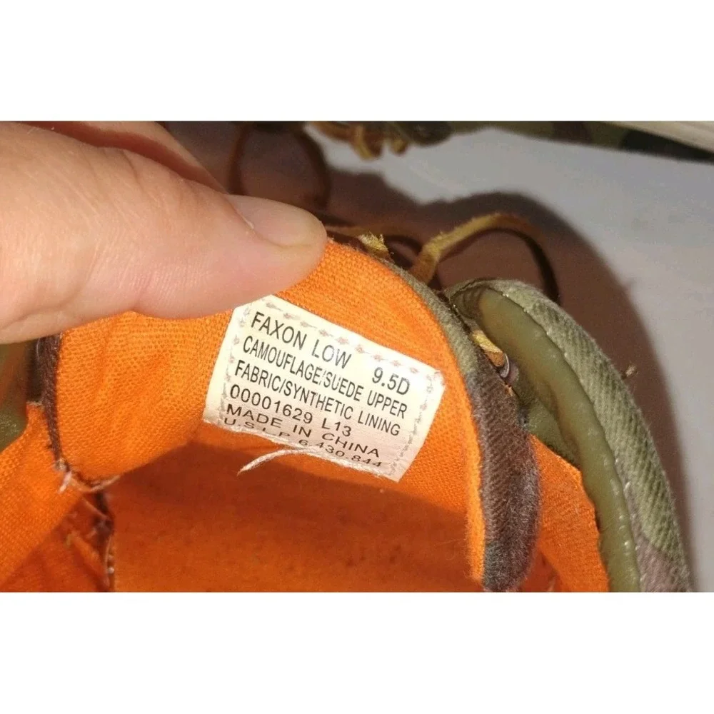 Polo Ralph Lauren Camo Shoes Camouflage Blaze Orange Lace Up 9.5